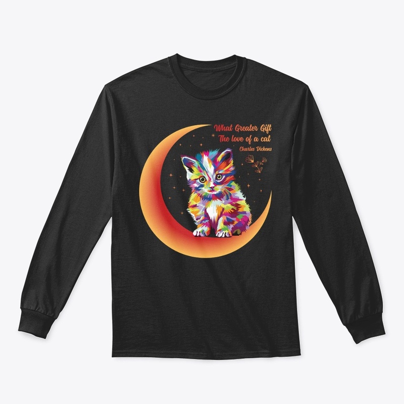 Poet Shirt Dickens Cat Quote T Shirt