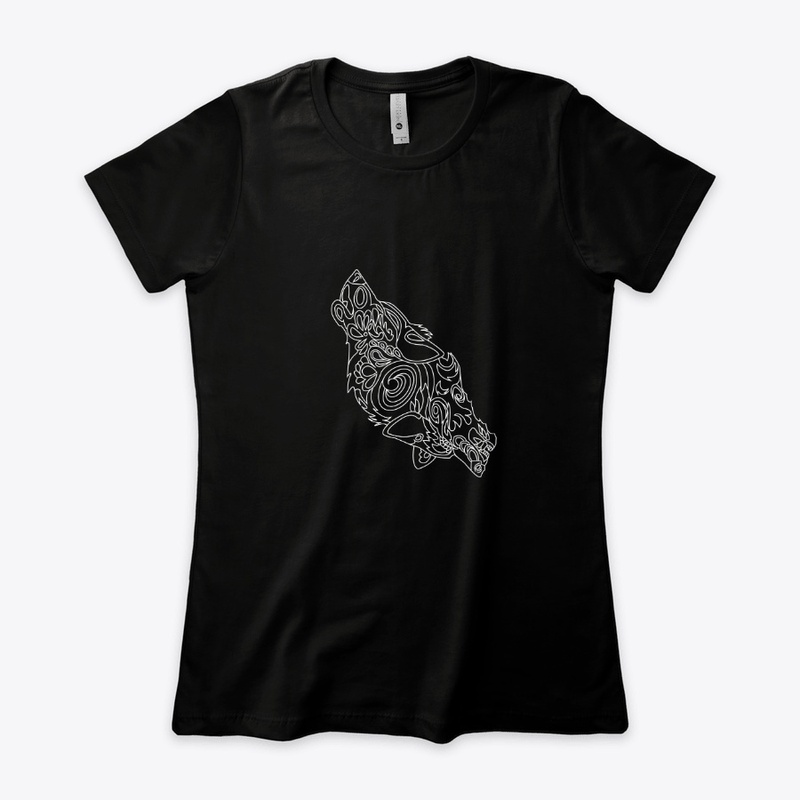 Wolf minimal art