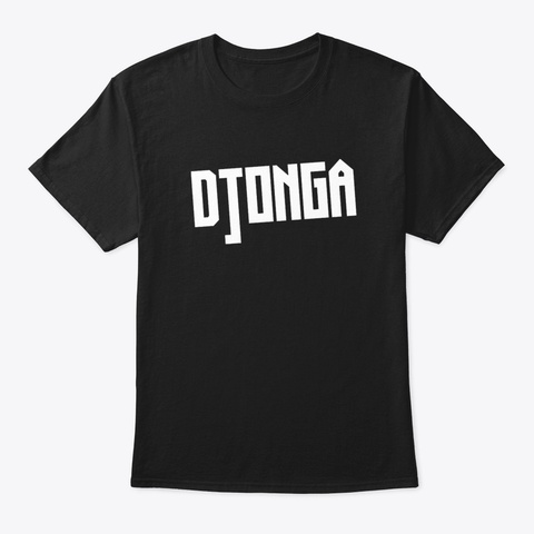 Djonga Brazilian Rap Black T-Shirt Front