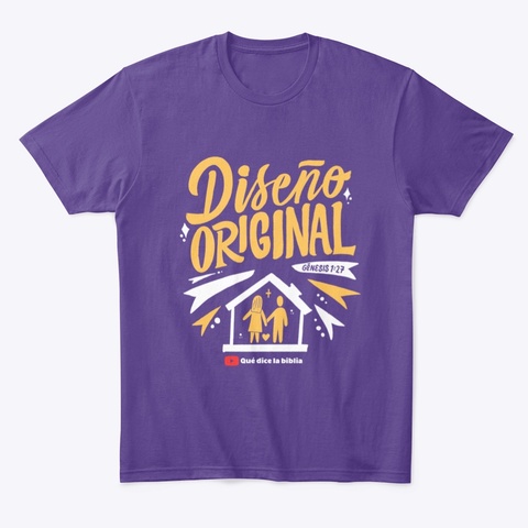 Diseño Original Purple Maglietta Front