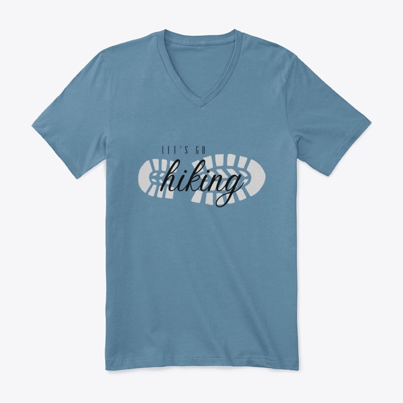 Let's Go Hiking Boot Tshirt