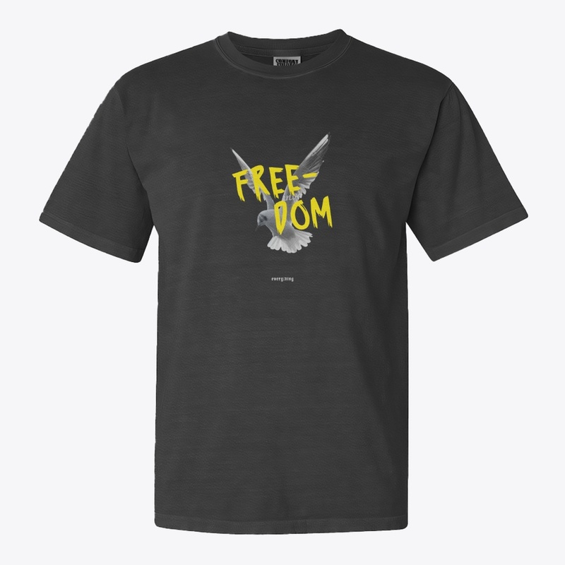White Yellow Quote T-shirt