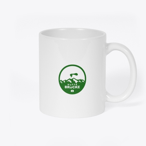 Jws Hütte Brücke Green White Camiseta Back