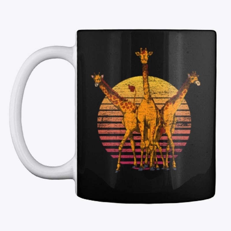 Retro Giraffe - Gift For Animal Lover