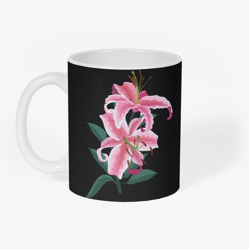 pink flower branch