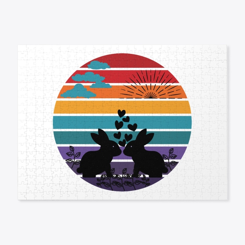 Retro vintage sunset design