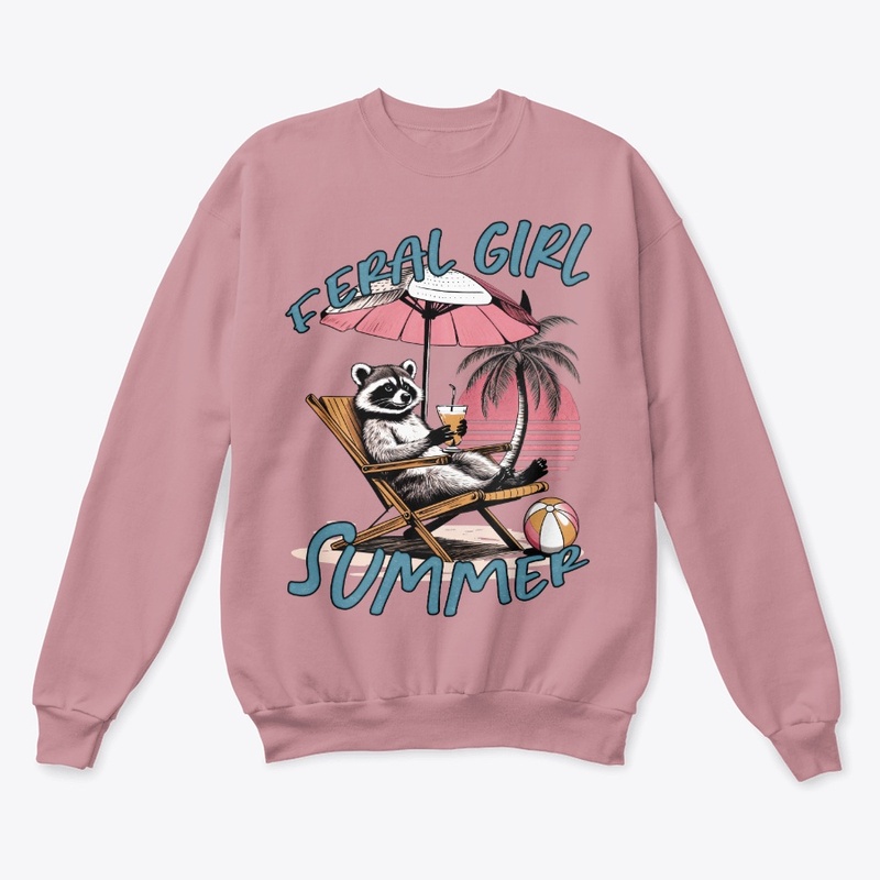 Feral Girl Summer, Beachy Raccoon