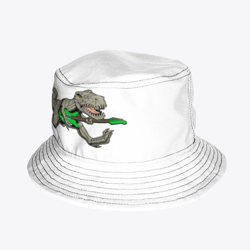 Dinosaur playing guitar