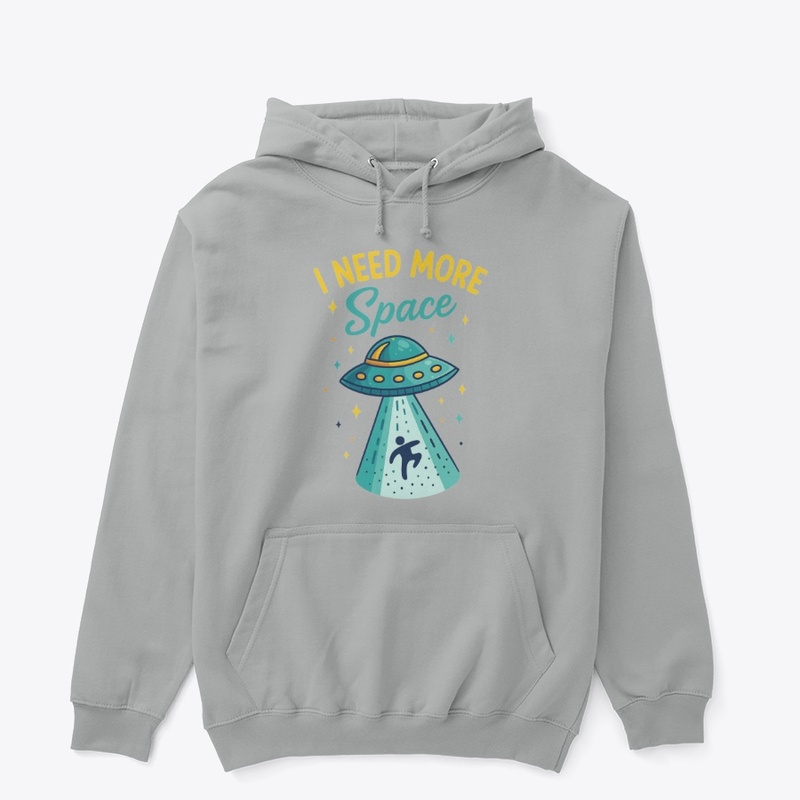 "I Need More Space" UFO Graphic Tee