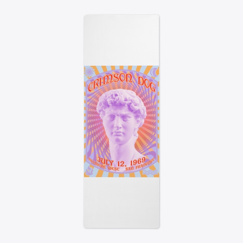 Psychedelic Poster - Crimson Dog