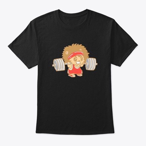 Sport Fitness Health Competitive Sport E Black T-Shirt Front