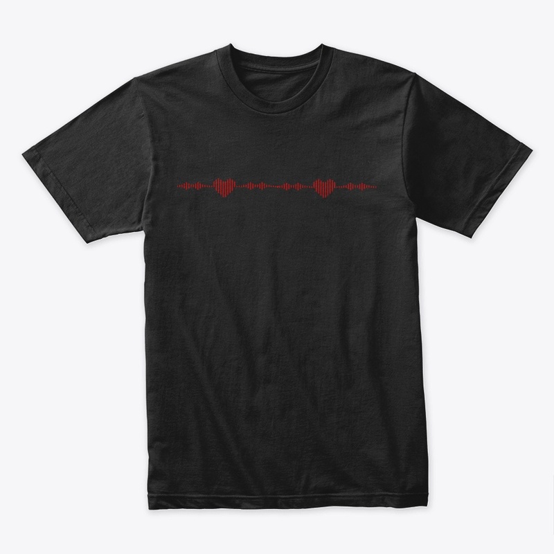 T-shirt where the heart sounds