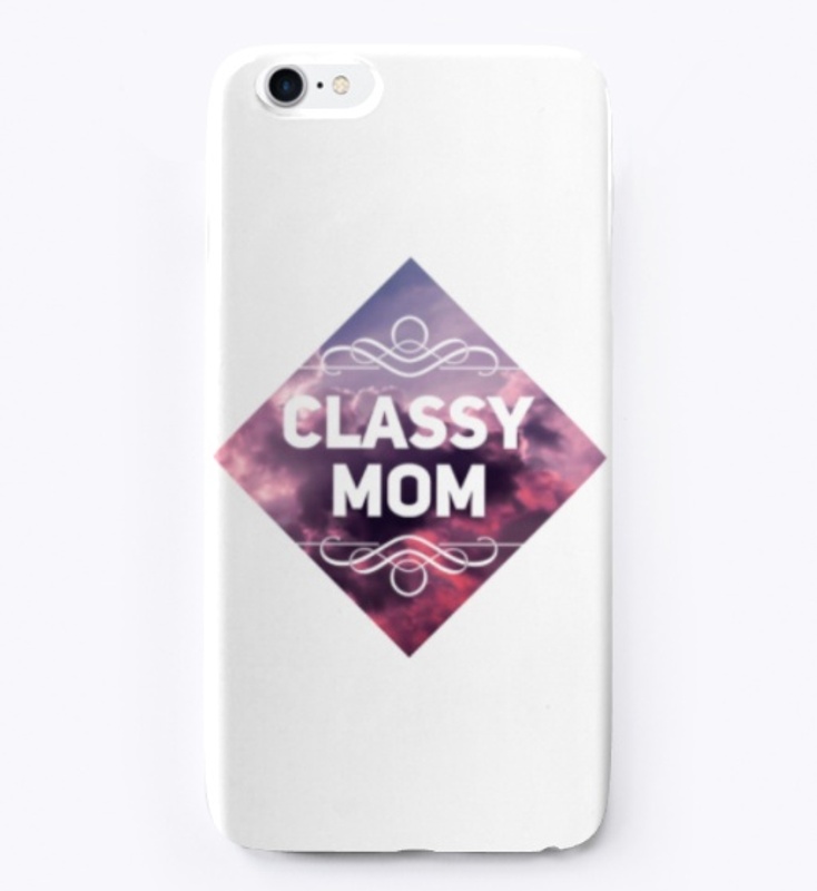 Classy Mom with Sky Background