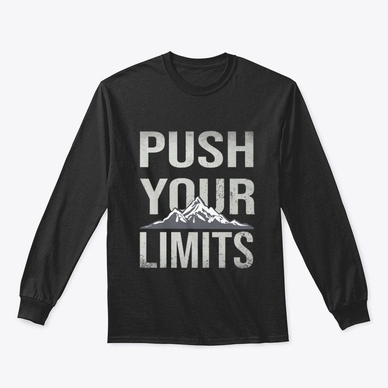 Push Your Limits Typography T-shirt