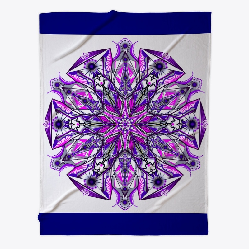 Mandala "Purple Drop"