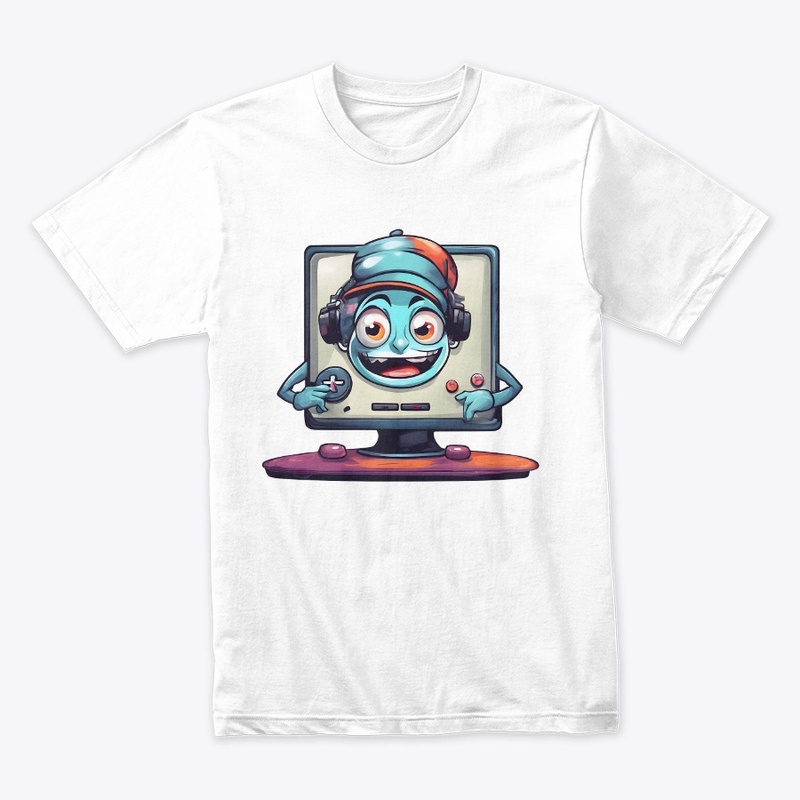 Cartoon Video Gaming T-shirt Design