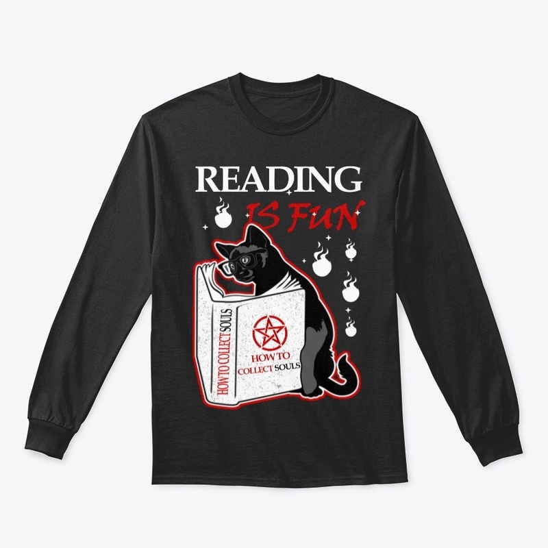 Shirt reading is fun cat lovers reader