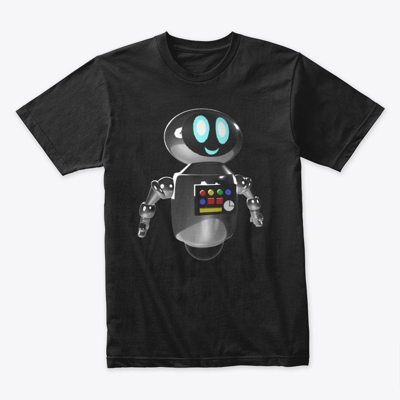 Cute Robot with button