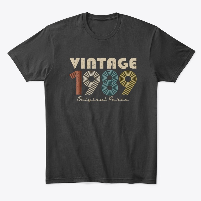 Vintage Original 1989 Birthday T-Shirts