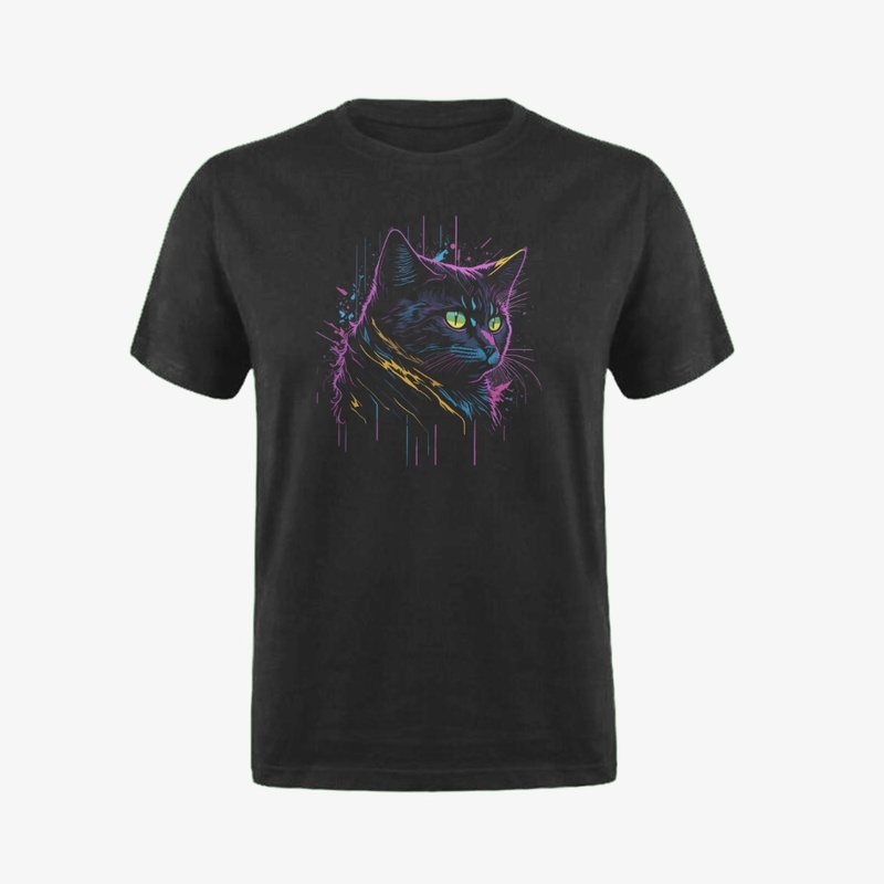 Mystic Neon Black Cat