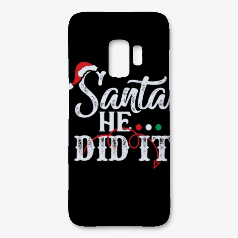 Santa He Did It Christmas Mug Gift