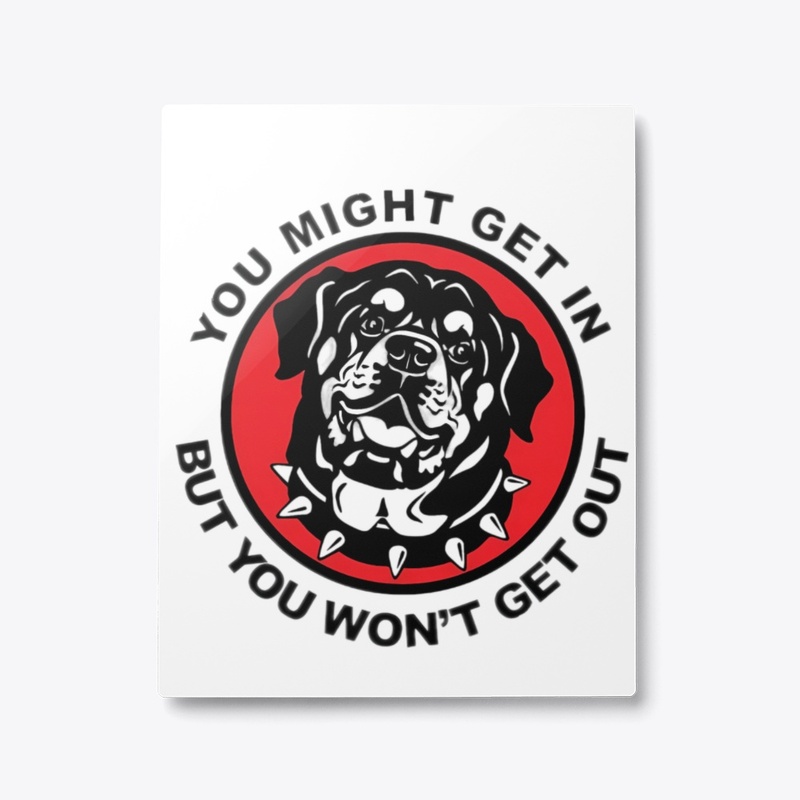 Rottweiler Warning
