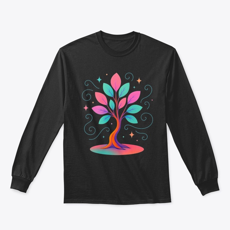Mystical Colorful Tree of Life–Vibrant