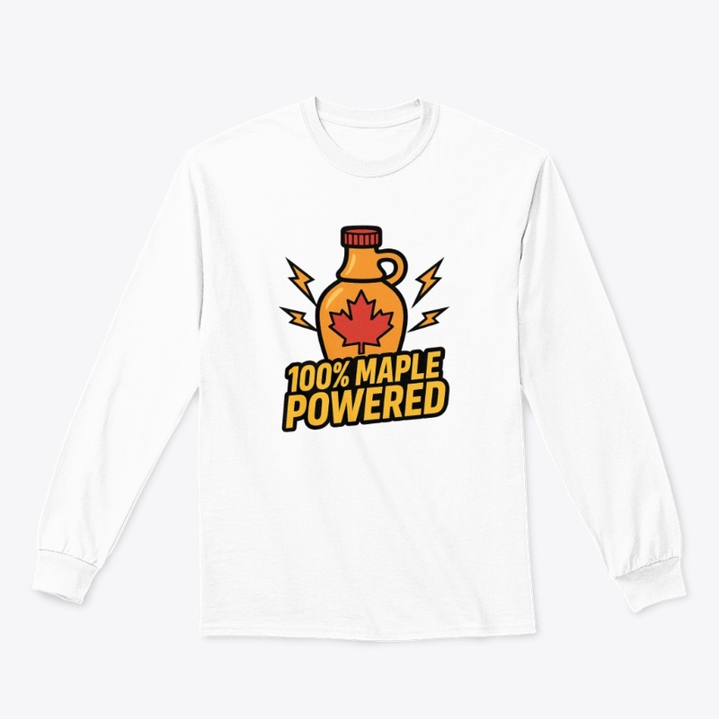 100% Maple Powered" Canadian Syrup 