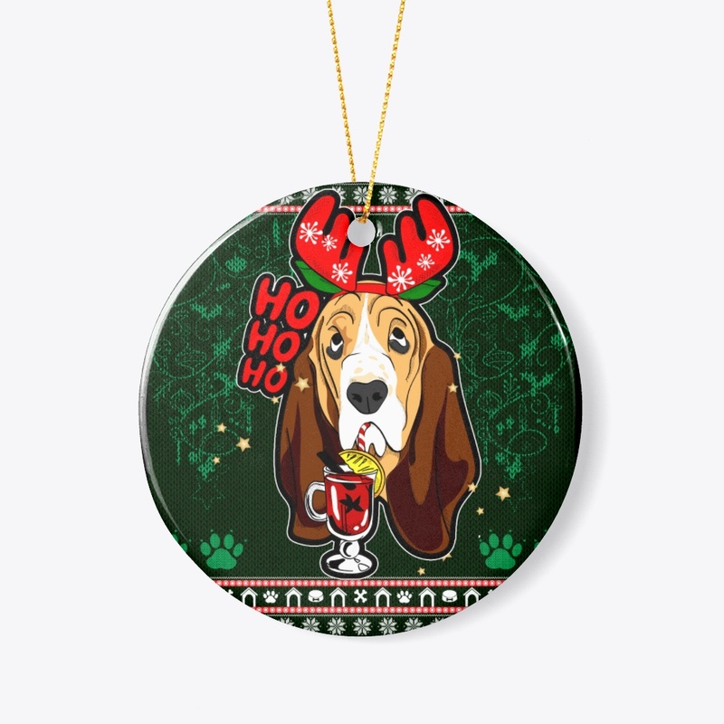Basset Hound Ugly Christmas Sweater