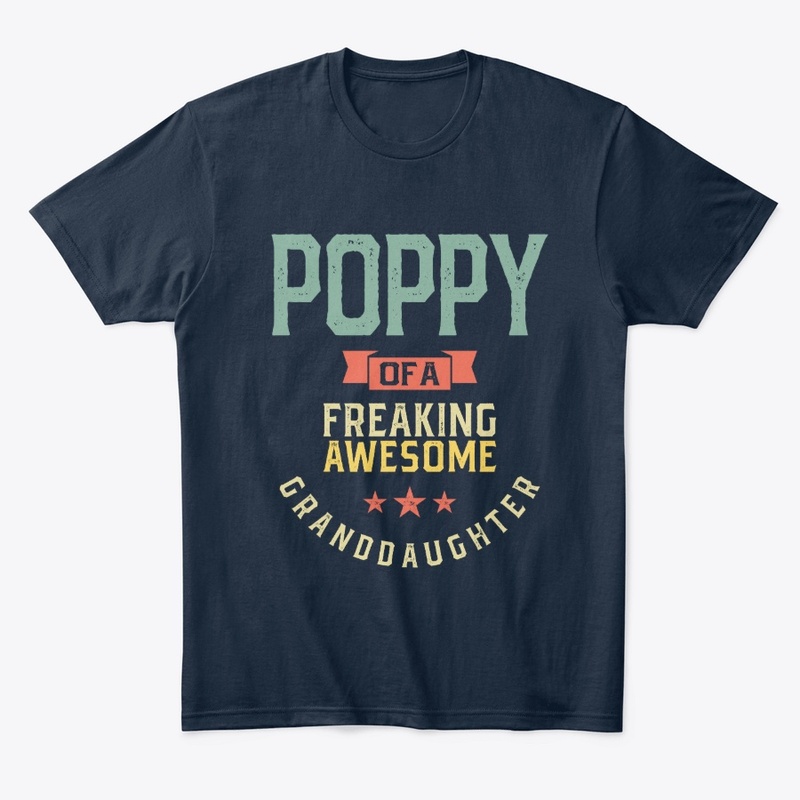 Grandpa Gift Proud Poppy Granddaughter