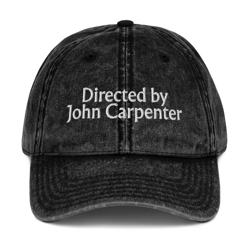 Directed By John Carpenter - White Font