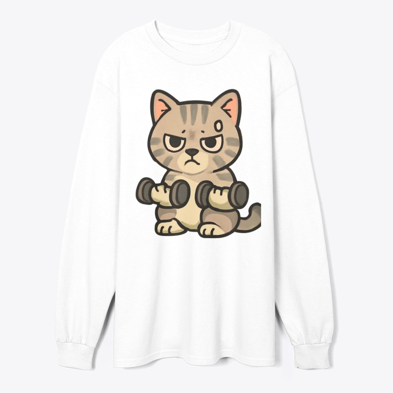 Gym Cat: No Pain, No Purrs