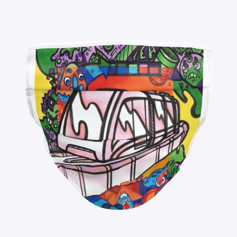Urban Train Face Mask