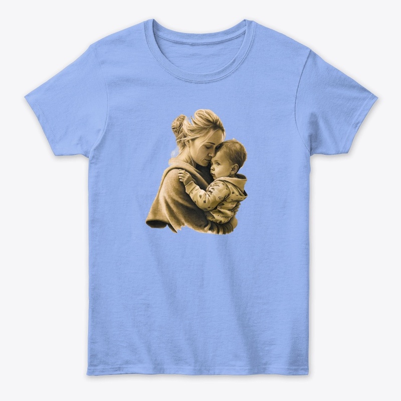 Motherand child love design 