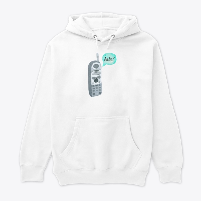 Babe watercolor phone design