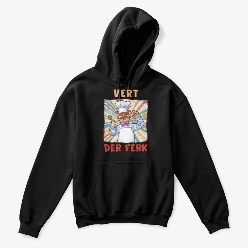 Retro Vintage Vert Der Ferk Hoodie