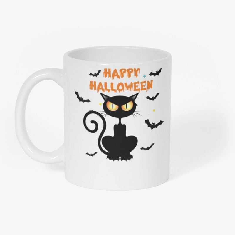 Happy Halloween - Black cat 05