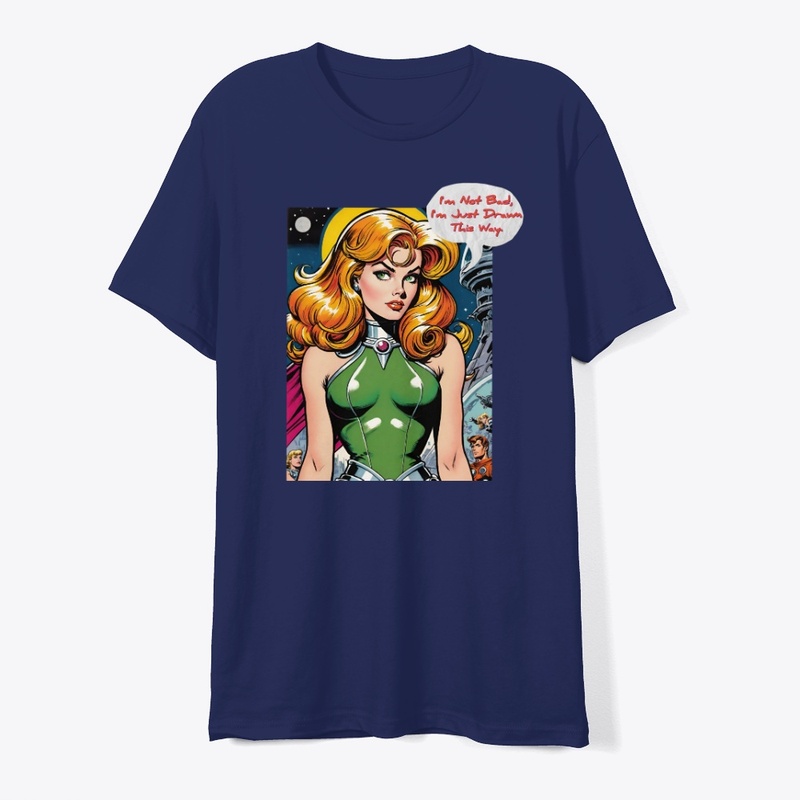 Funny Sexy Pun Trendy Comic Art Style 