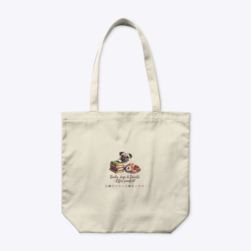 Books, Dogs & Donuts – Cozy Pug Lover 