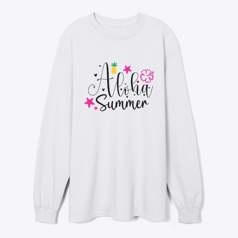 Aloha Summer T shirts and Hoodies