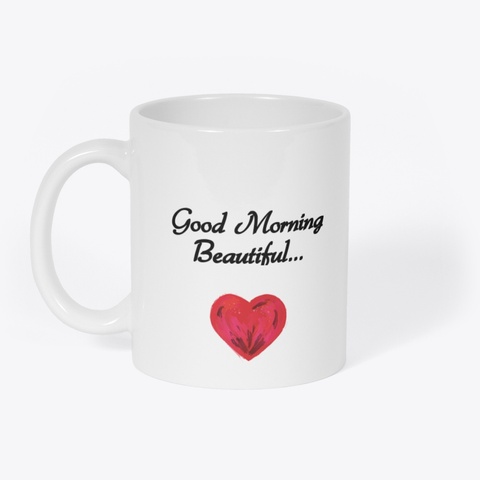 Mug B White T-Shirt Front