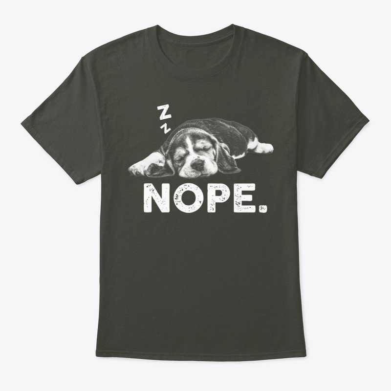 Funny Lazy Nope Beagle For Dog Lover