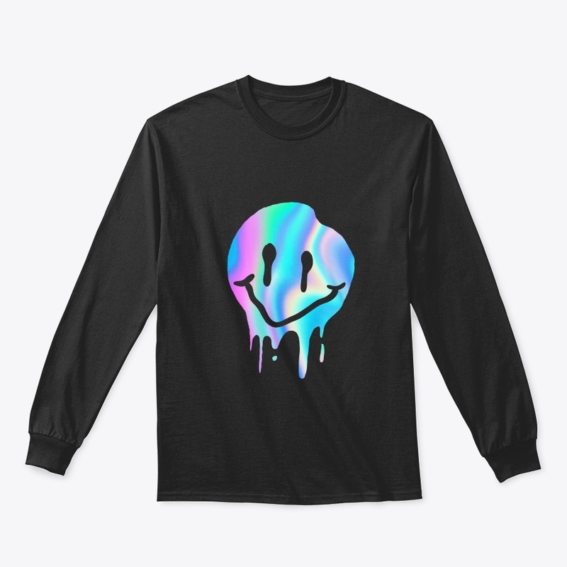 Happy Face Melting Trippy Design