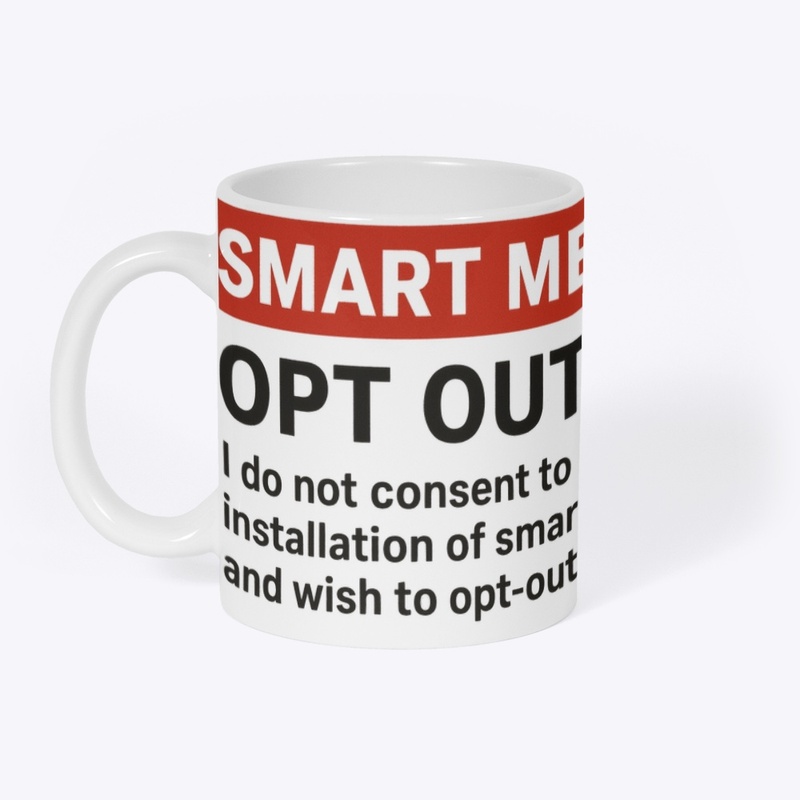 Smart Meter Opt Out Sticker