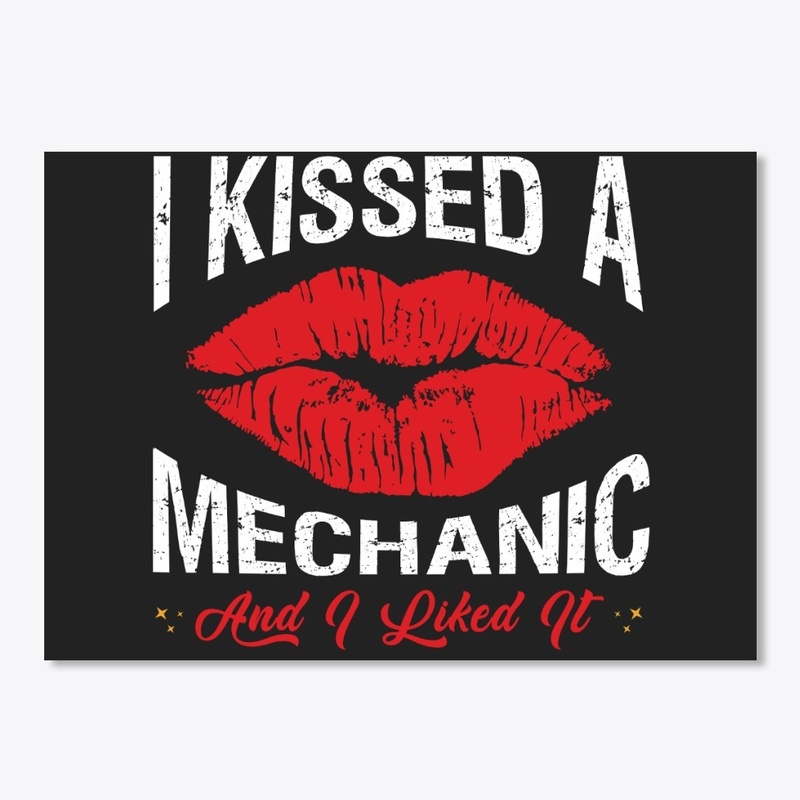 I Kissed A Mechanic Face Mask
