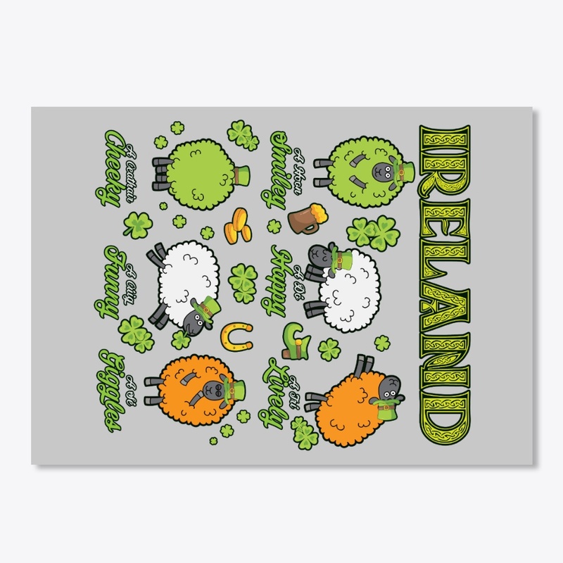 Ireland Farmer Sheep St Patrick Day