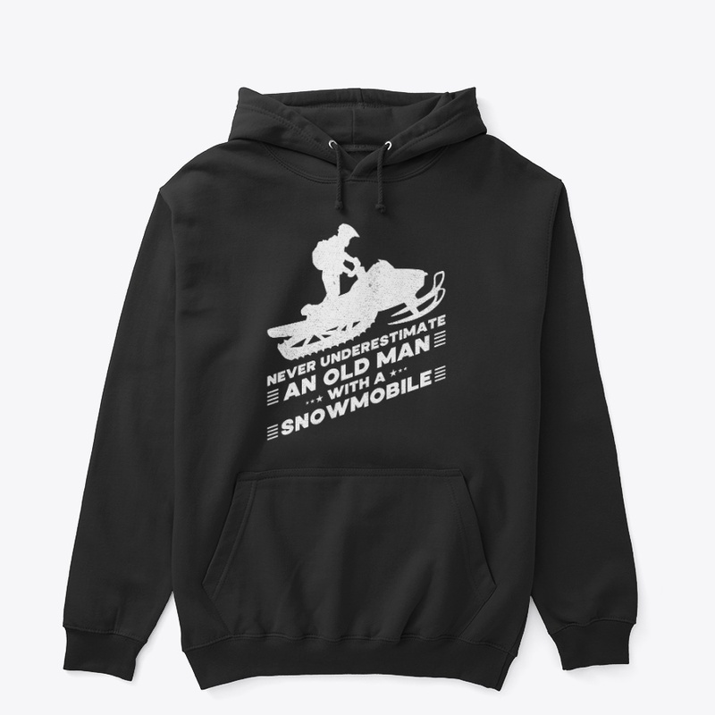 Old Man With A Snowmobile - Snowmobiling