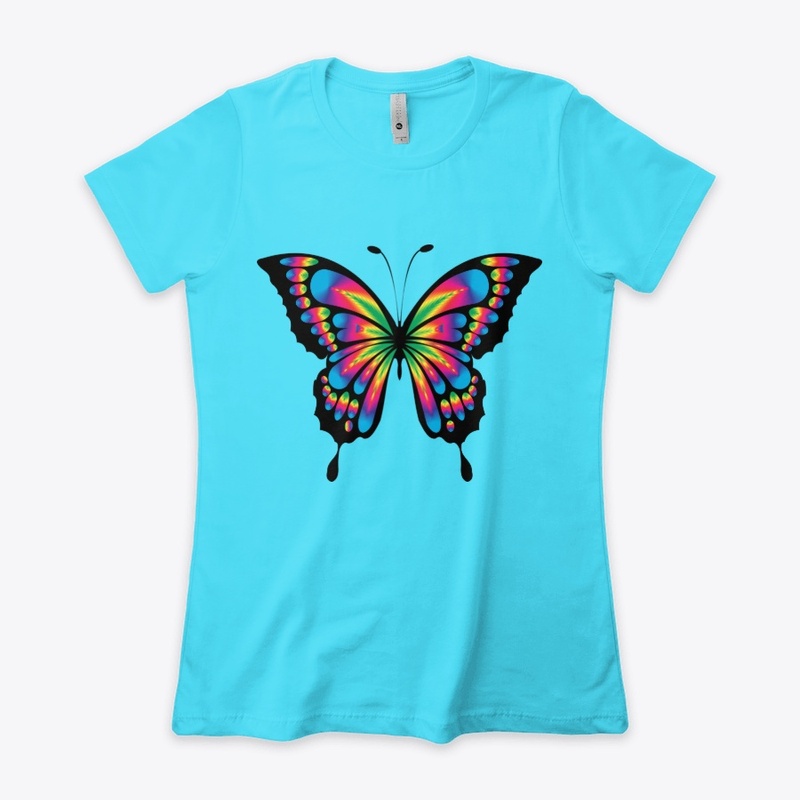 Women's T-shirt : butterfly design