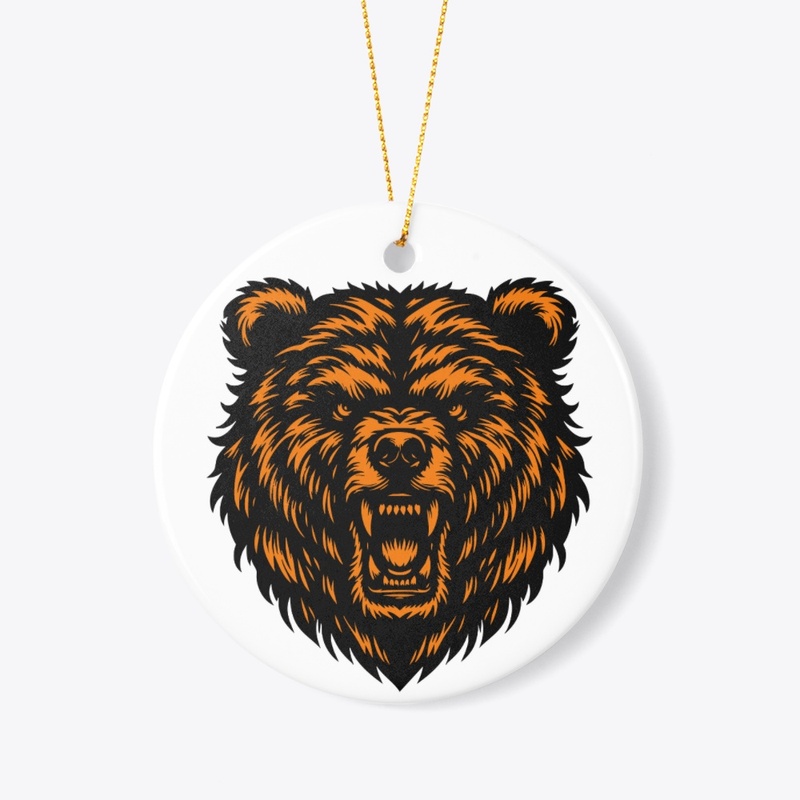 Untamed Bear Head Graphic