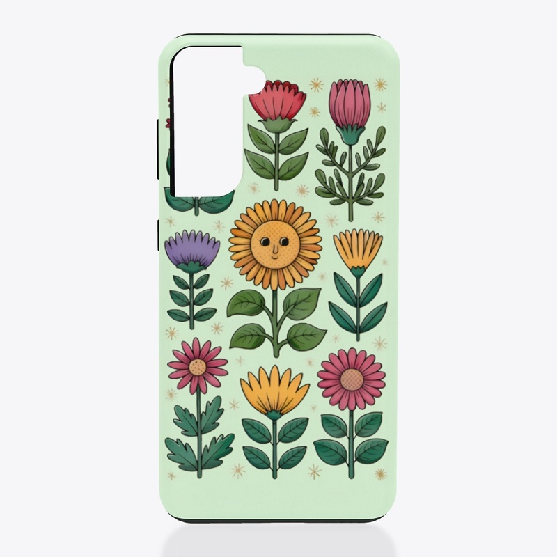 Cute Floral Cartoon Phone Case